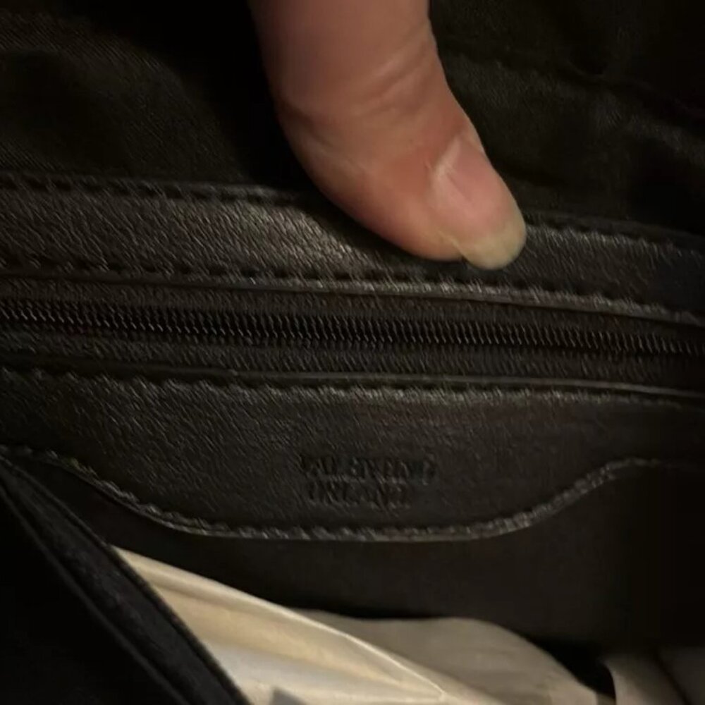 NWT Valentino Orlandi Quilted Tote With Matching Wallet and crossbody strap - Picture 9 of 12